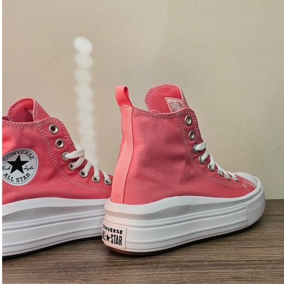 Converse Women's CTAS Move Hi Tops Size 7 Sneaky Pink NWT - Picture 5 of 10